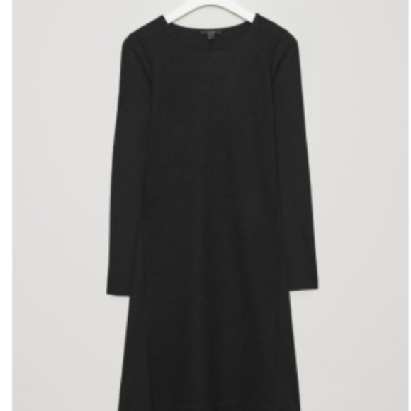 NWOT COS Contrast-front Jersey Dress - Picture 3 of 4